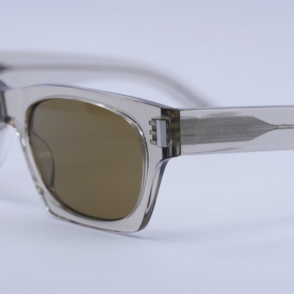 🕶️ New Saint Laurent SL402 018 Sunglasses - Beige Frame, Brown Lenses - Picture 4 of 11